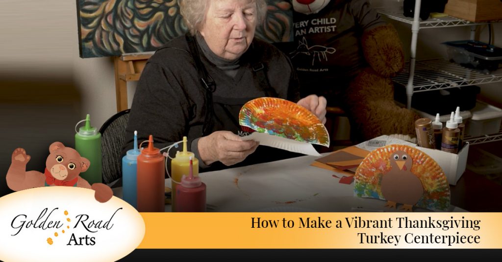 How to Make a Vibrant Thanksgiving Turkey Centerpiece
