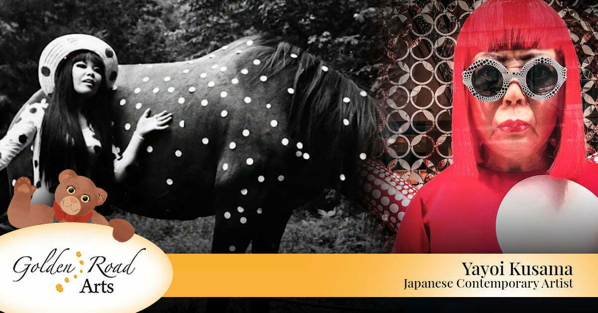 Yayoi Kusama Inspired Art in the Japanese Contemporary Style | Golden Road Arts