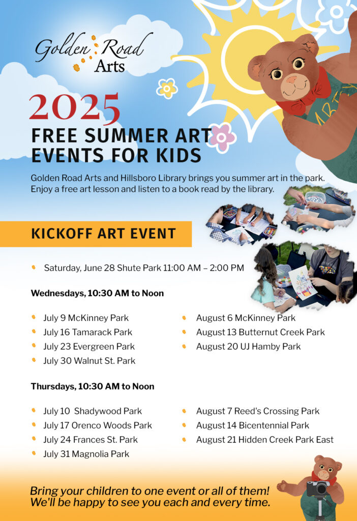 Free Art in the Park Events 2025