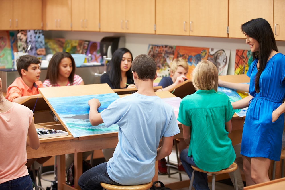 How art history education benefits middle school students.