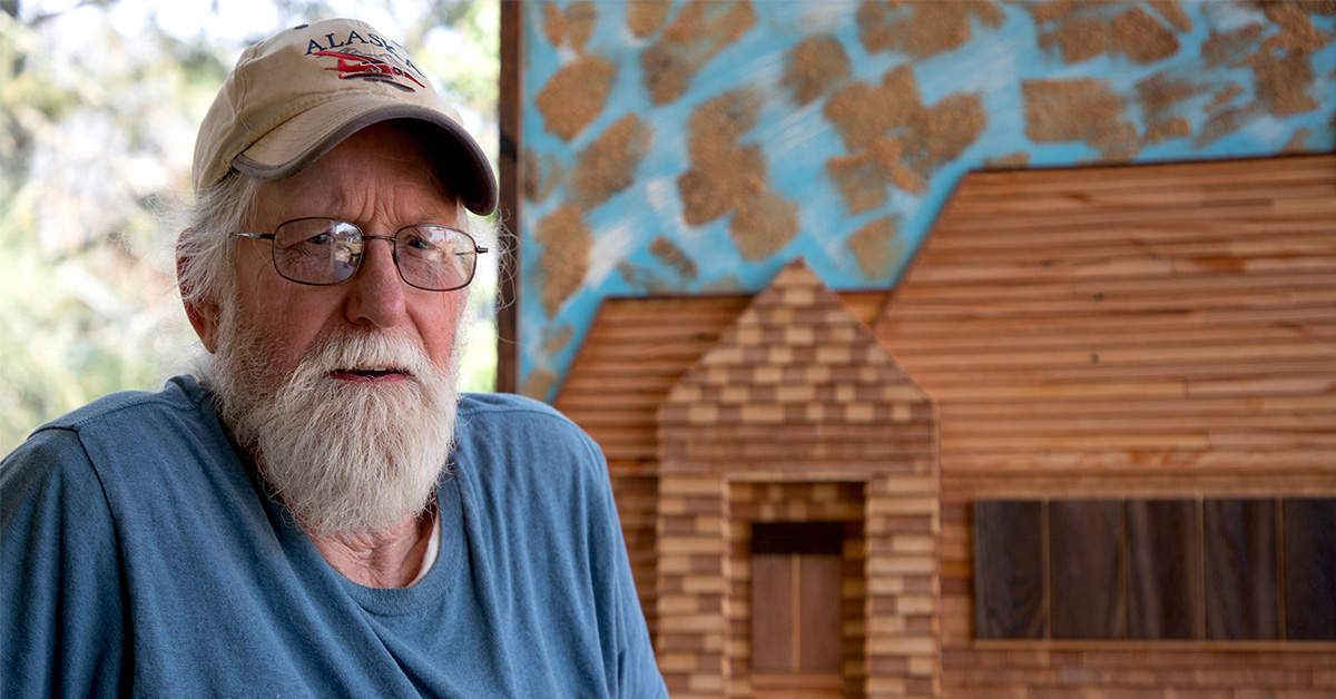 Martin Conley, wood sculptor known for intuitive carving and natural materials.