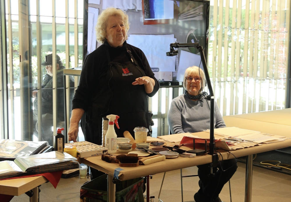 Mokuhanga Woodblock Printing Demonstration.