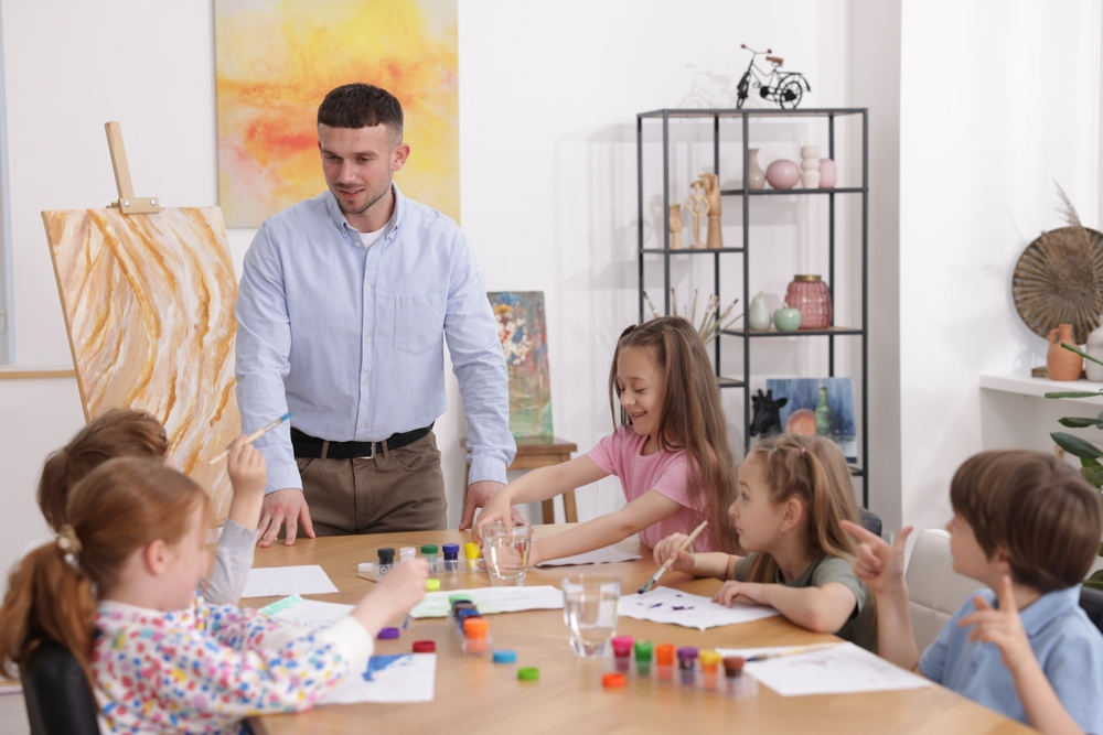 Modern art projects for kids.