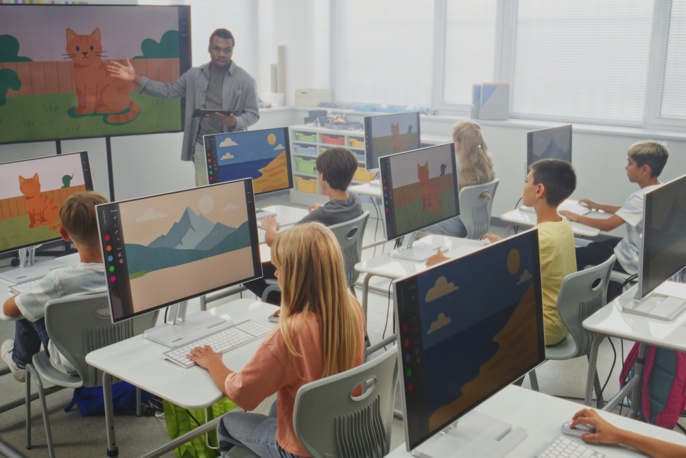 Online art lessons for kids.